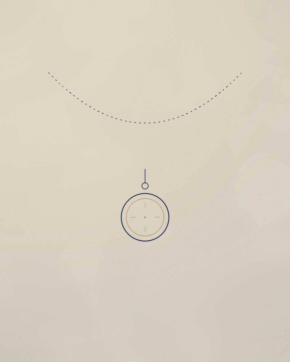 The Temple Light Disc Necklace